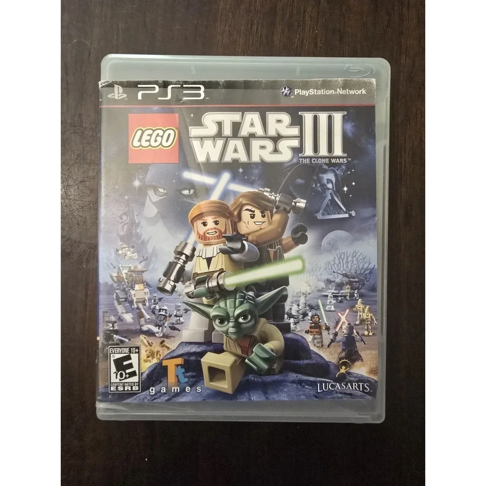 LEGO Star Wars 3 The Clone Wars - (Sony‎ PlayStation 3, 2011) * NO MANUAL